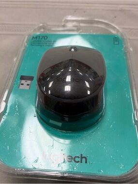 Logitech Wireless Mouse in Teal/Black